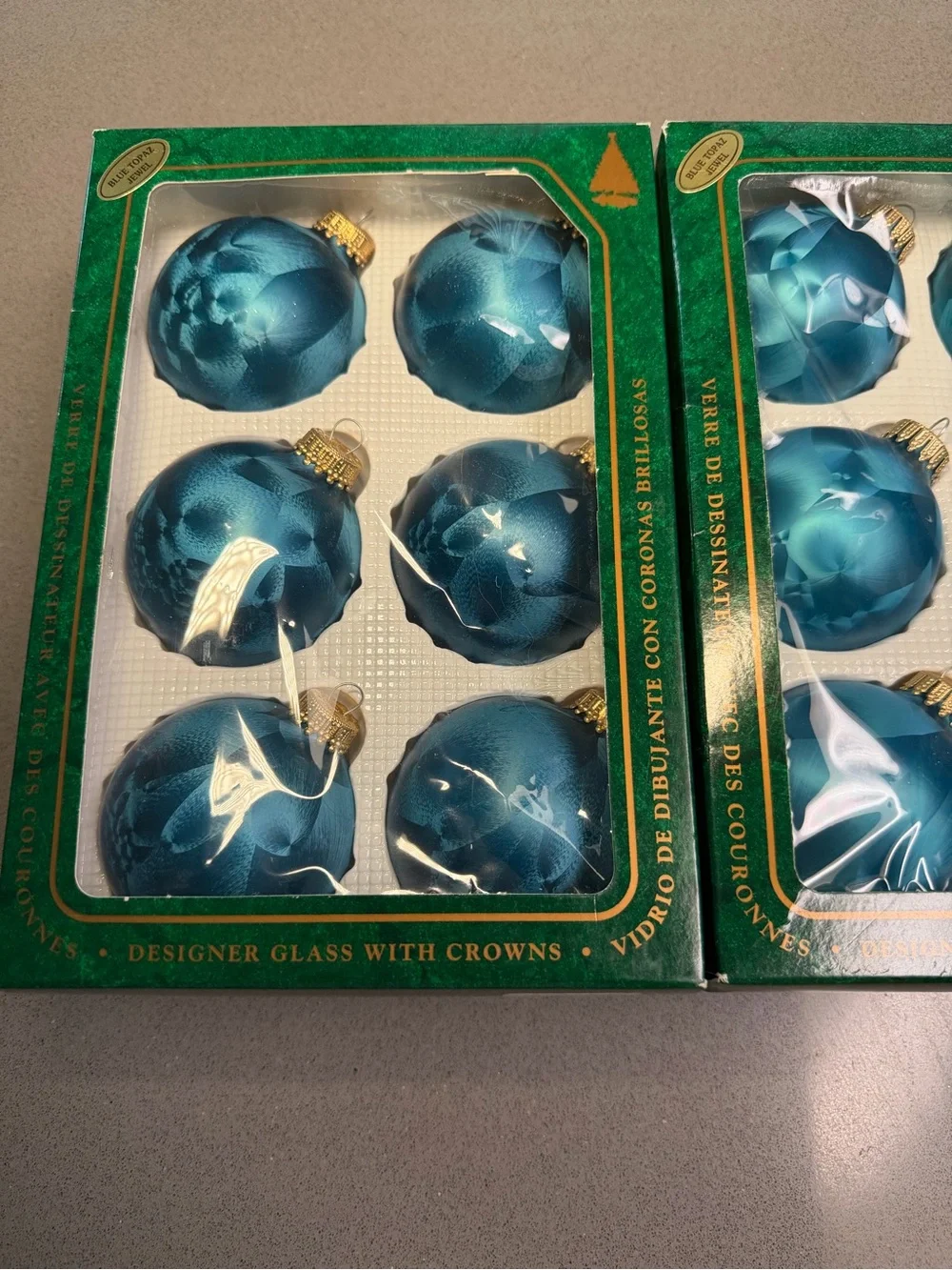 Christmas by the Krebs set teal